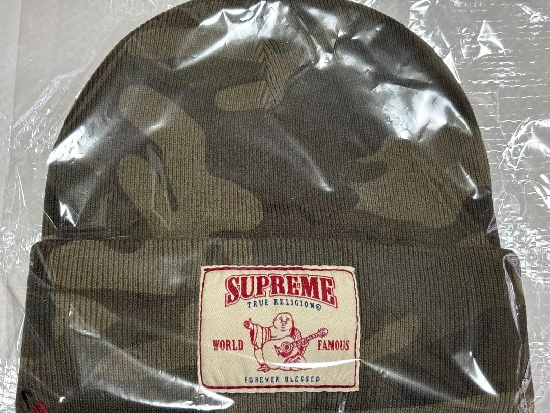 カモ柄　Supreme x True Religion Beanie ちーた着用