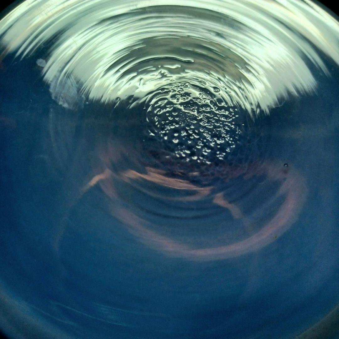 【茶道具】★乳白色 蓋付き ガラス 水指 ★ オパールセント オパルセント