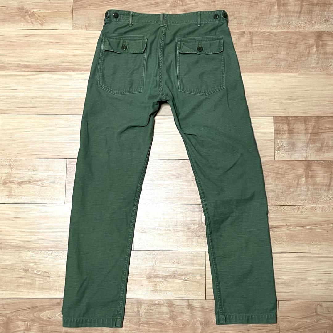 【21時までタイムセール】オアスロウ　ファティーグパンツ　スリム　M