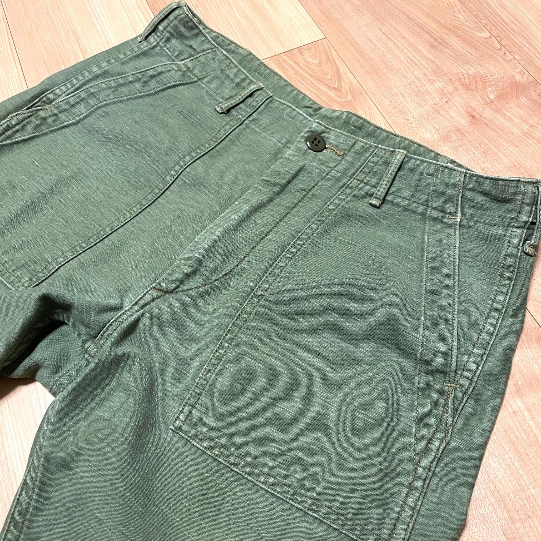 【21時までタイムセール】オアスロウ　ファティーグパンツ　スリム　M