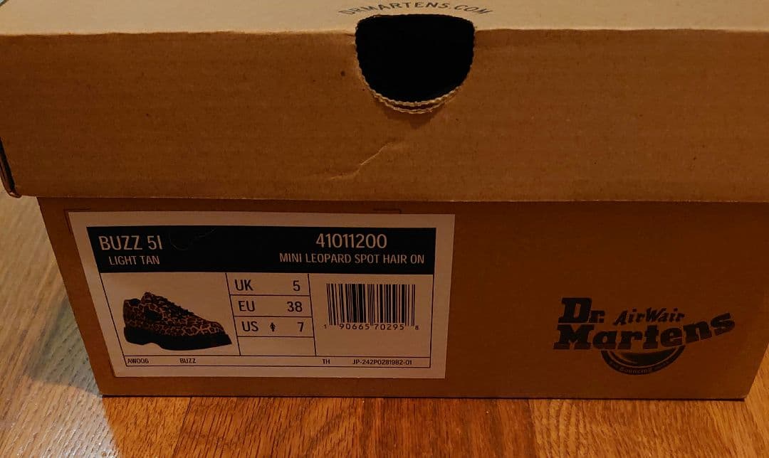 Dr.Martens ヒョウ柄厚底シューズ