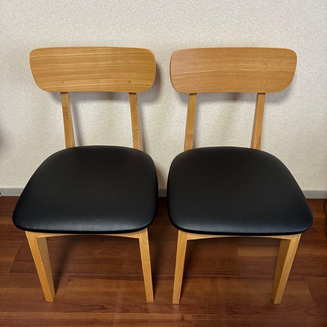 (座面張替済) unico FIX チェア2脚セット 椅子 フィックス ウニコ