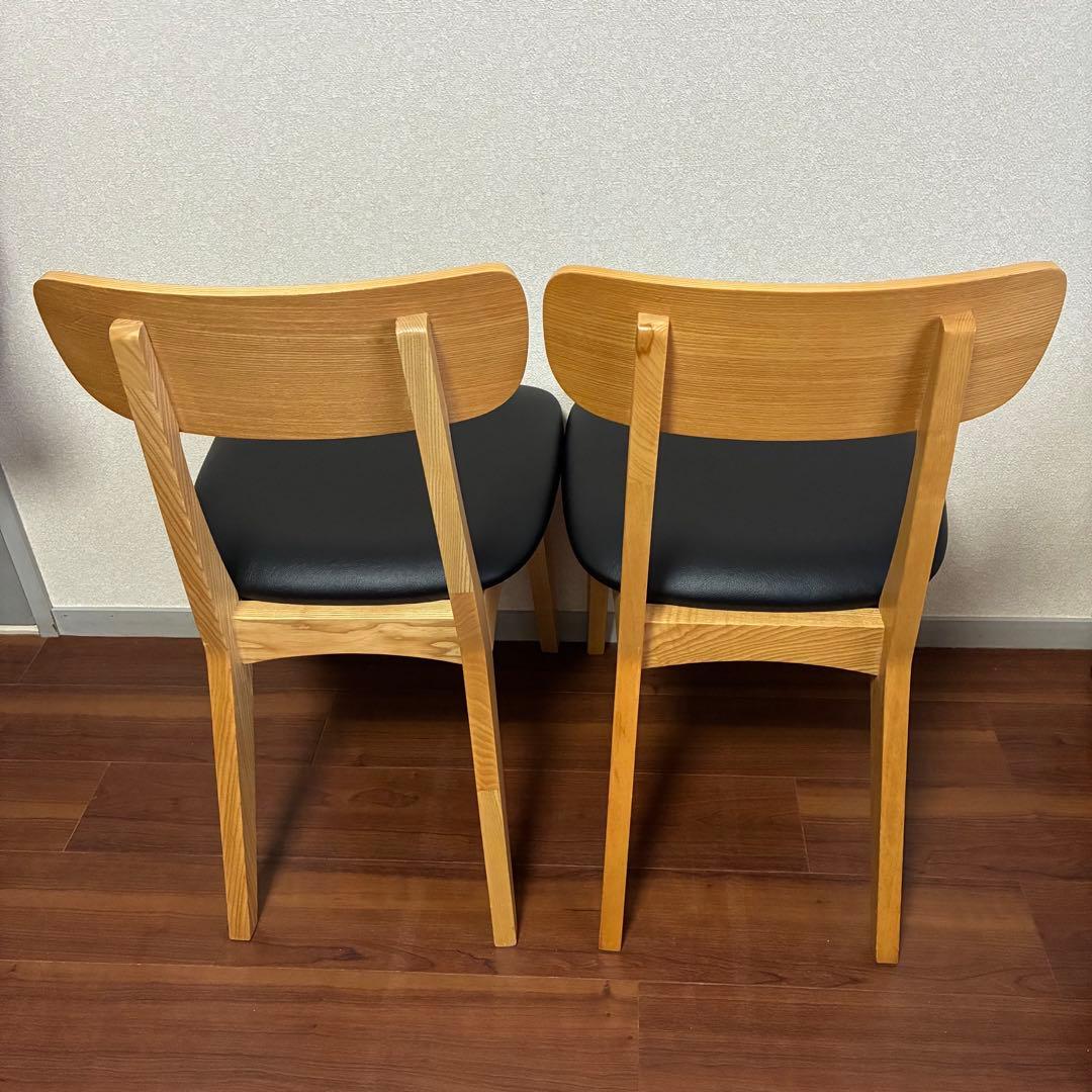 (座面張替済) unico FIX チェア2脚セット 椅子 フィックス ウニコ