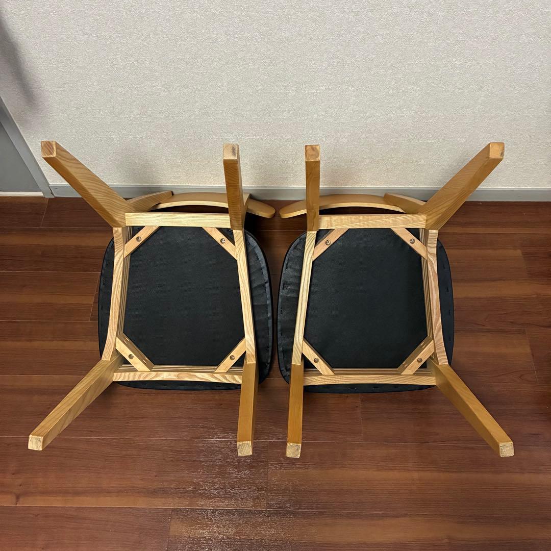 (座面張替済) unico FIX チェア2脚セット 椅子 フィックス ウニコ