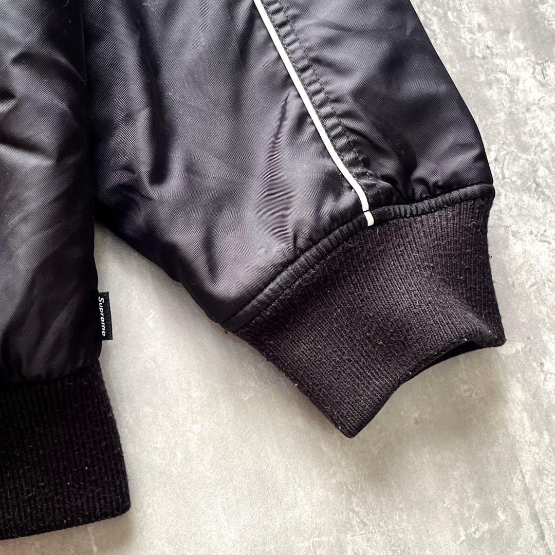 ジャケット・アウター Supreme CONTRAST SCRIPT VARSITY JACKET