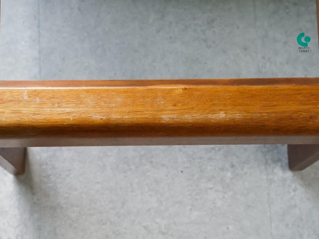 希少 \"TECHNA\"社 vintage ガラステーブル ミッドセンチュリー