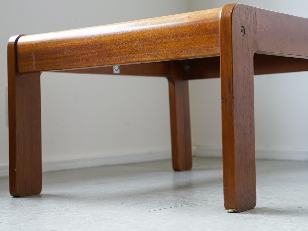 希少 \"TECHNA\"社 vintage ガラステーブル ミッドセンチュリー