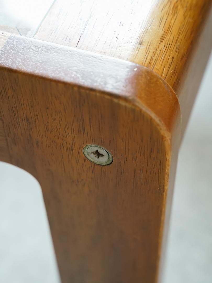 希少 \"TECHNA\"社 vintage ガラステーブル ミッドセンチュリー