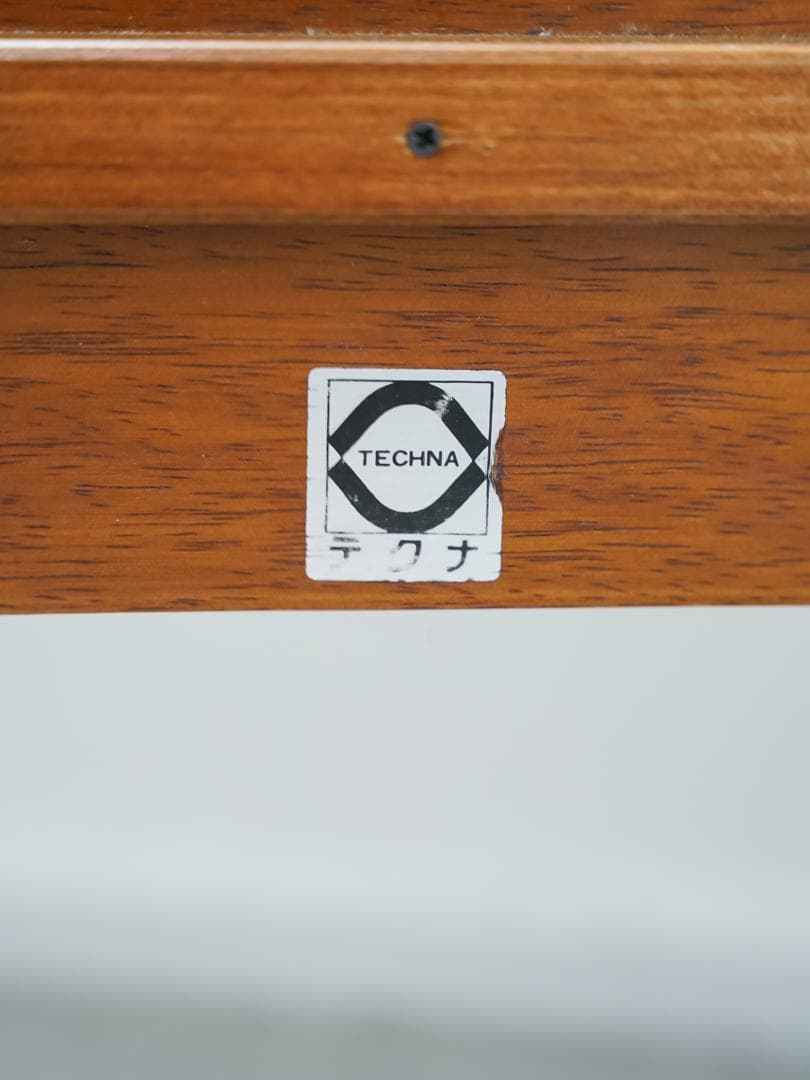 希少 \"TECHNA\"社 vintage ガラステーブル ミッドセンチュリー