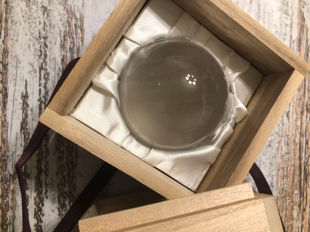 無色透明　天然水晶玉