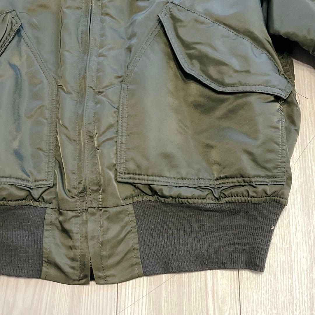 80s 米国製 アルファ CWU-45/P フライトジャケット 旧タグ 3本線