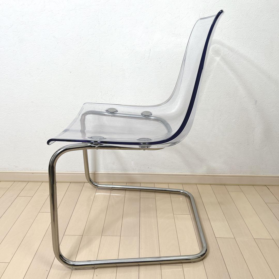 IKEA TOBIAS トービアス ダイニングチェア 椅子 クリア 透明