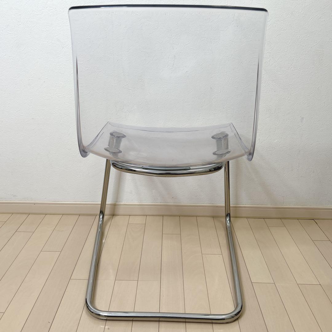 IKEA TOBIAS トービアス ダイニングチェア 椅子 クリア 透明