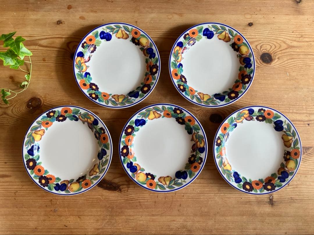 ロイヤルコペンハーゲン　ゴールデンサマー　17プレート×5