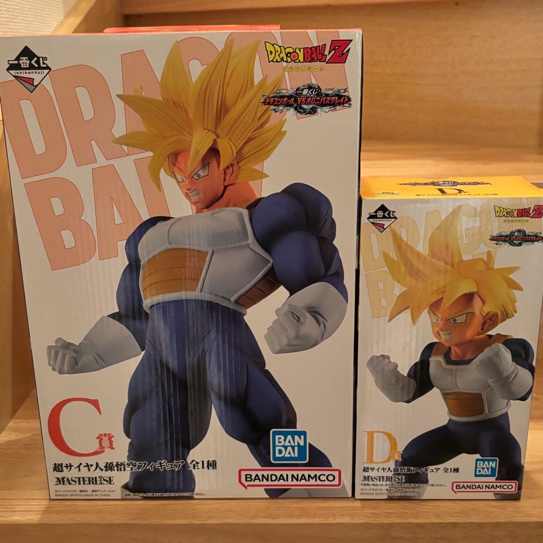 ドラゴンボール C賞 超サイヤ人孫悟空　D賞 超サイヤ人孫悟飯　フィギュア