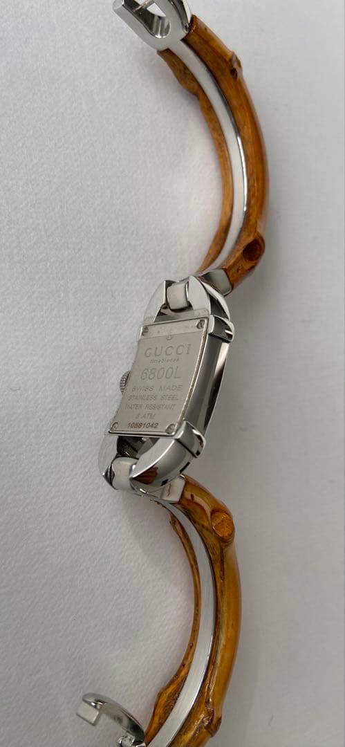 GUCCI グッチ 6800L バンブーバングル レディース 腕時計