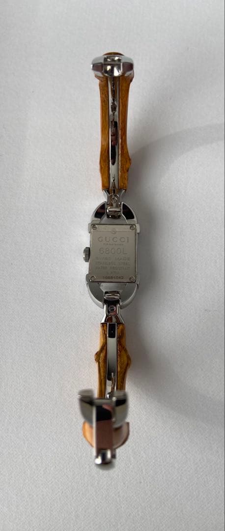 GUCCI グッチ 6800L バンブーバングル レディース 腕時計
