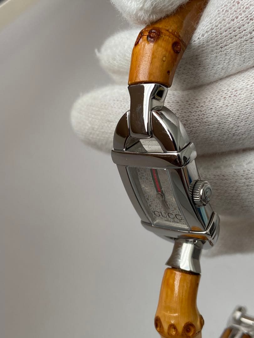 GUCCI グッチ 6800L バンブーバングル レディース 腕時計