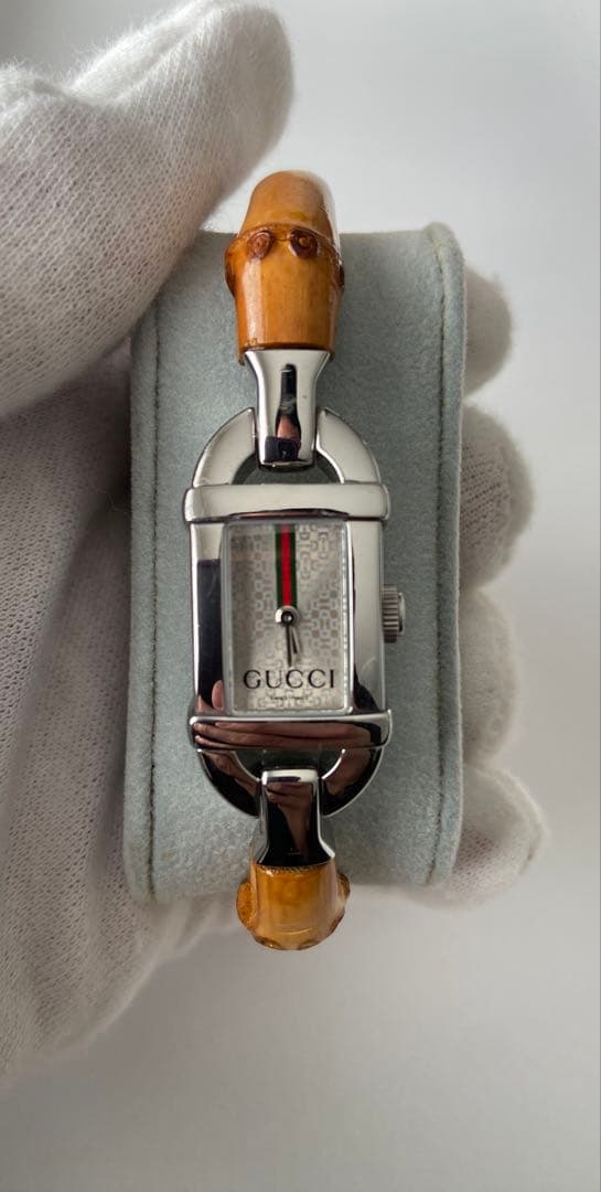 GUCCI グッチ 6800L バンブーバングル レディース 腕時計
