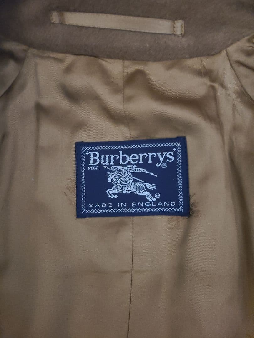 送料無料 BURBERRY バーバリー ブラウン チェスターコート