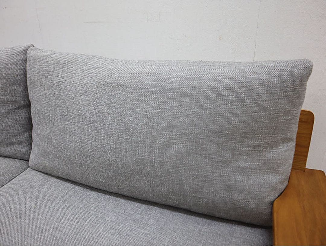 展示品 unico ウニコ KIRP キルプ3人掛けソファ　ウッドフレーム