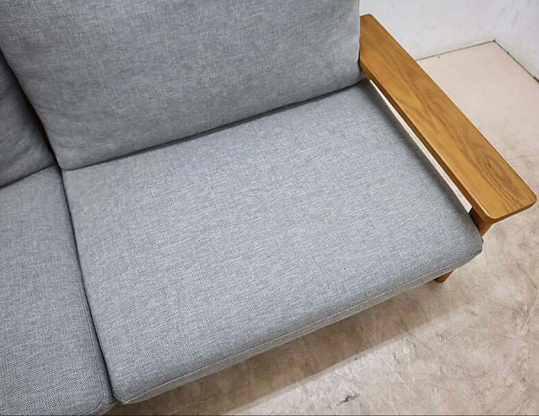 展示品 unico ウニコ KIRP キルプ3人掛けソファ　ウッドフレーム