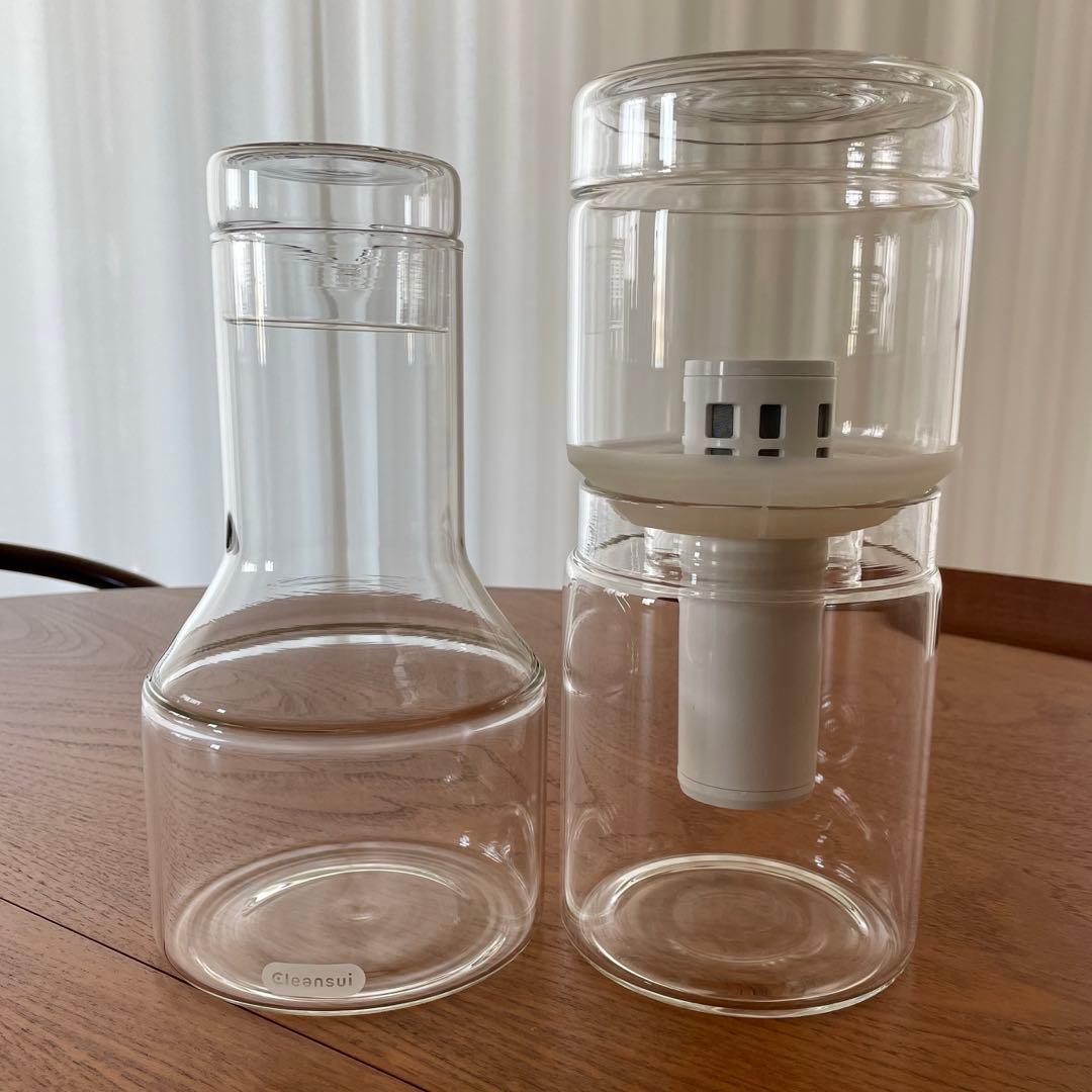 <希少美品>　クリンスイ　ガラス浄水器　JP101-C