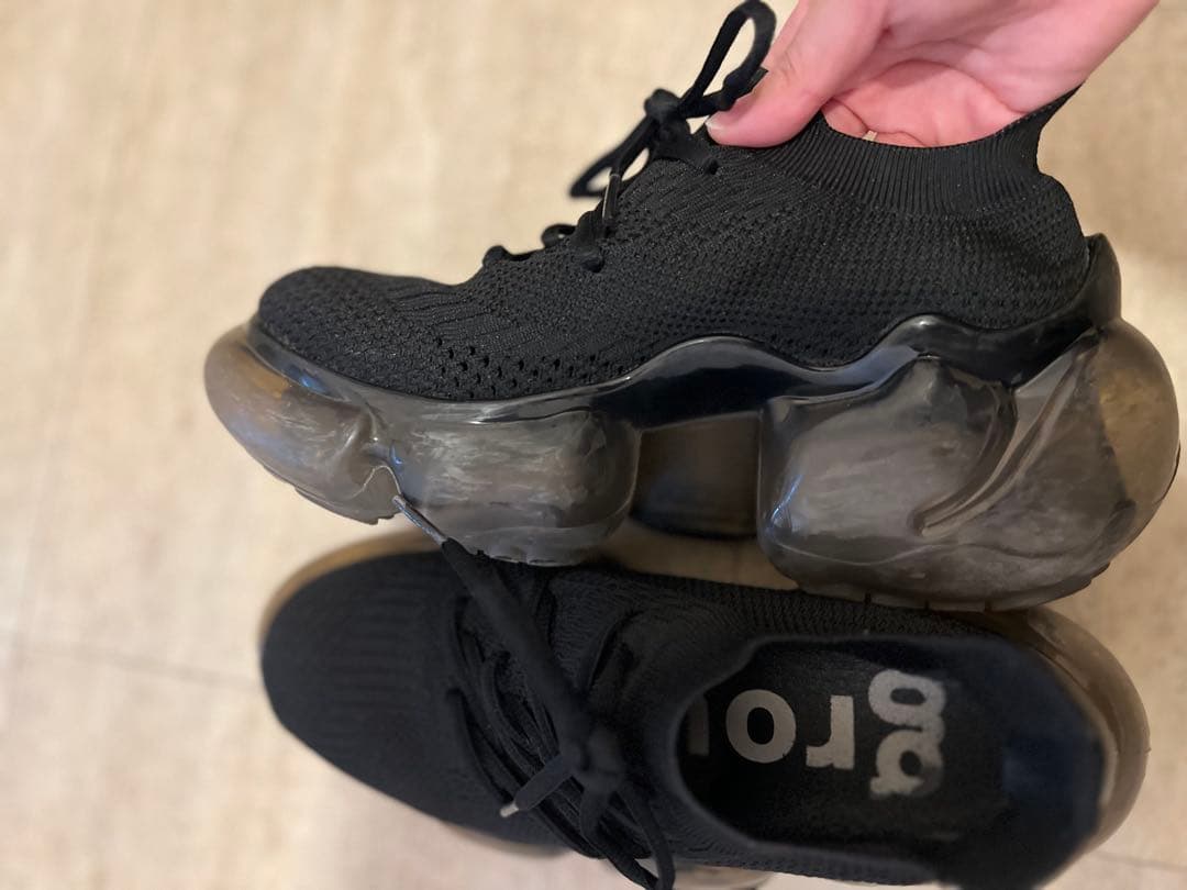 grounds moopie size38 黒 ブラック