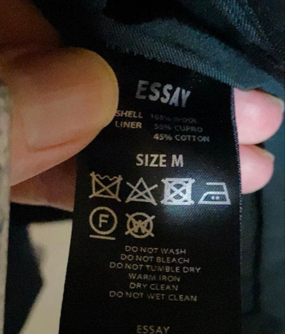 ジャケット・アウター ESSAY 19AW TAILORED JACKET J-1