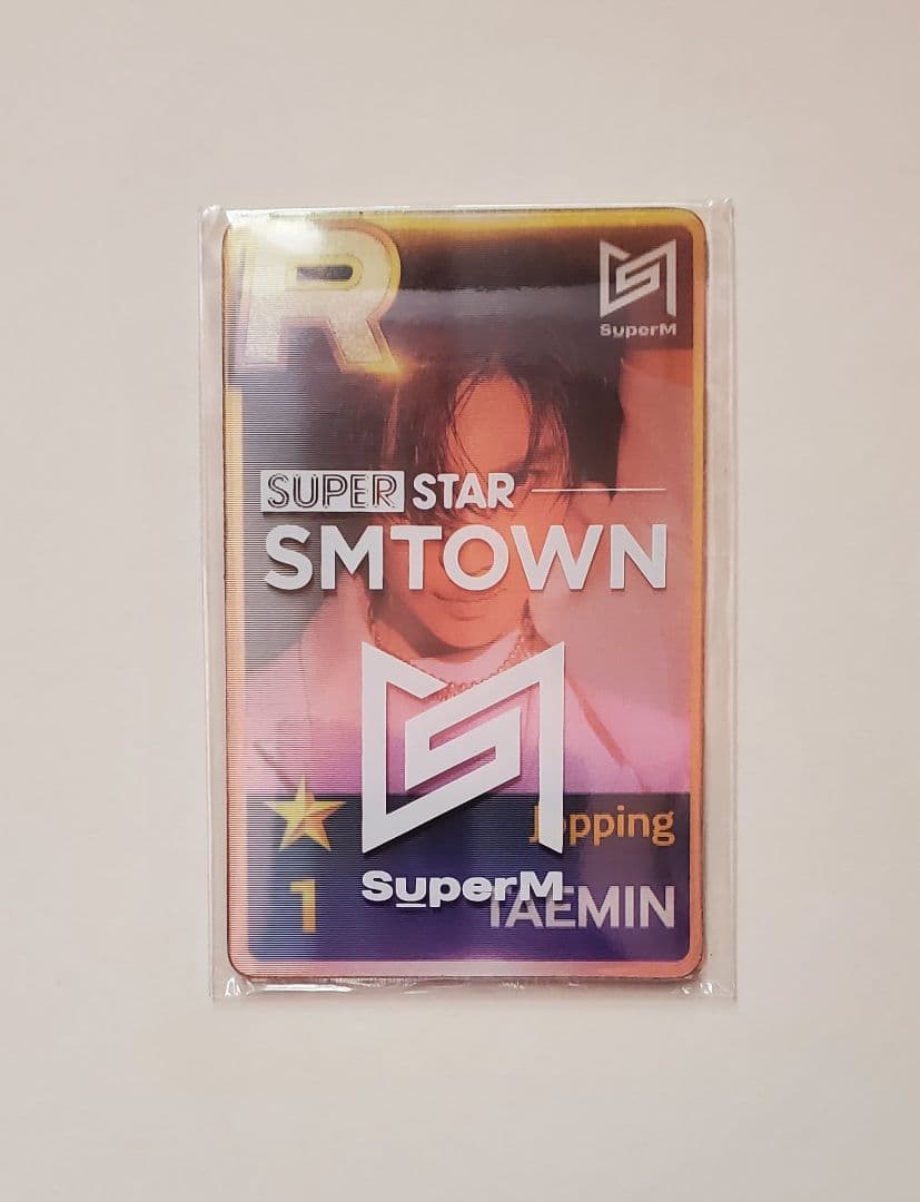 superstar テミン レンチキュラー superM