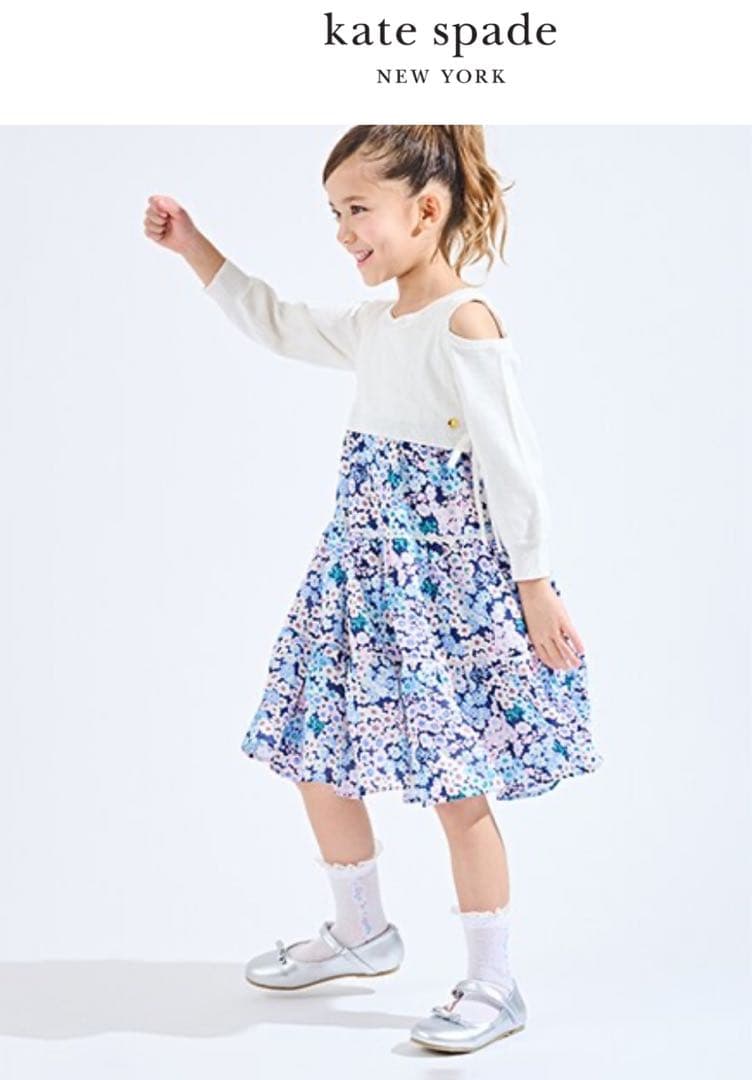 新品　ケイトスペードニューヨーク　140 スプリングタイムドッキングワンピース