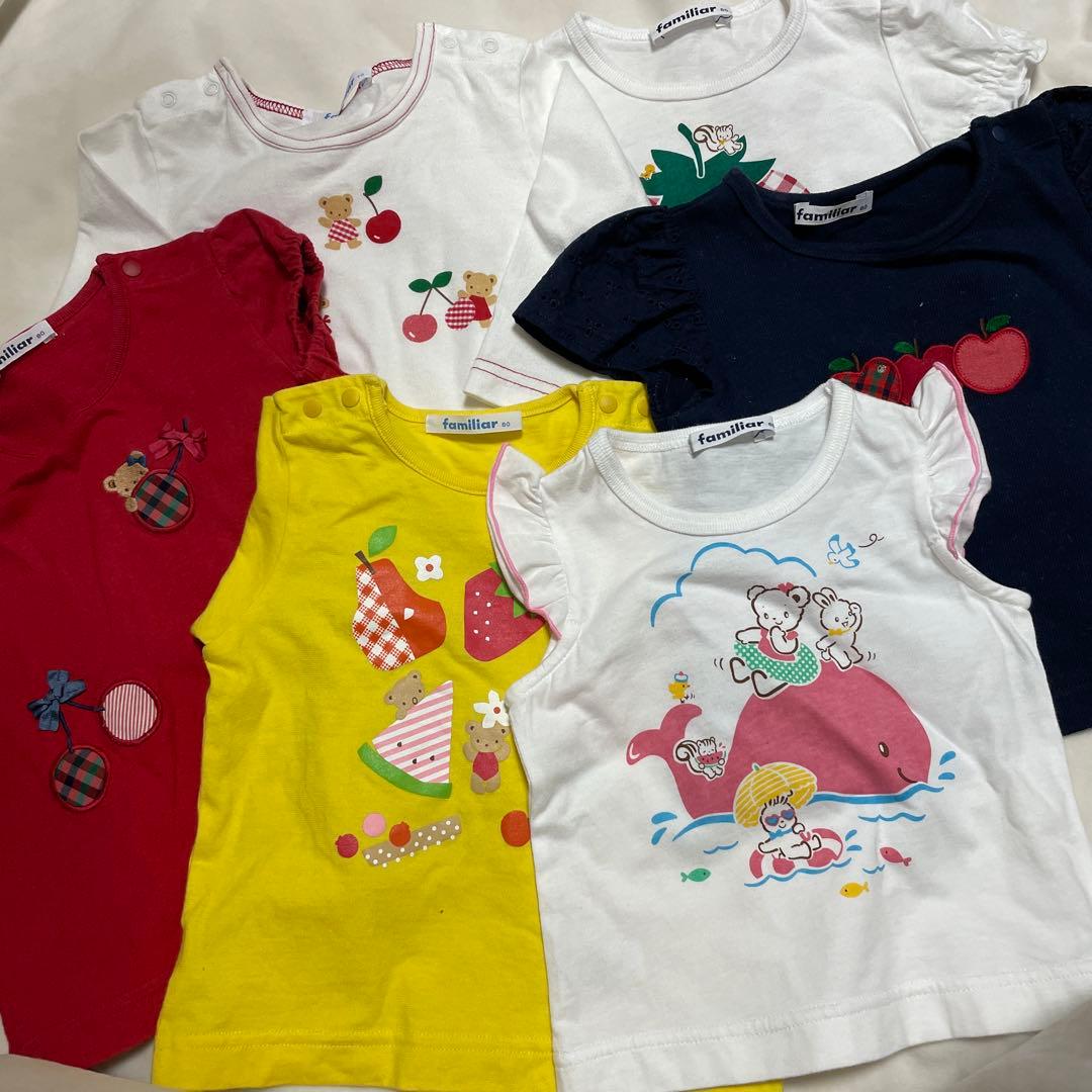 ファミリア Tシャツ 6枚セット 70〜80