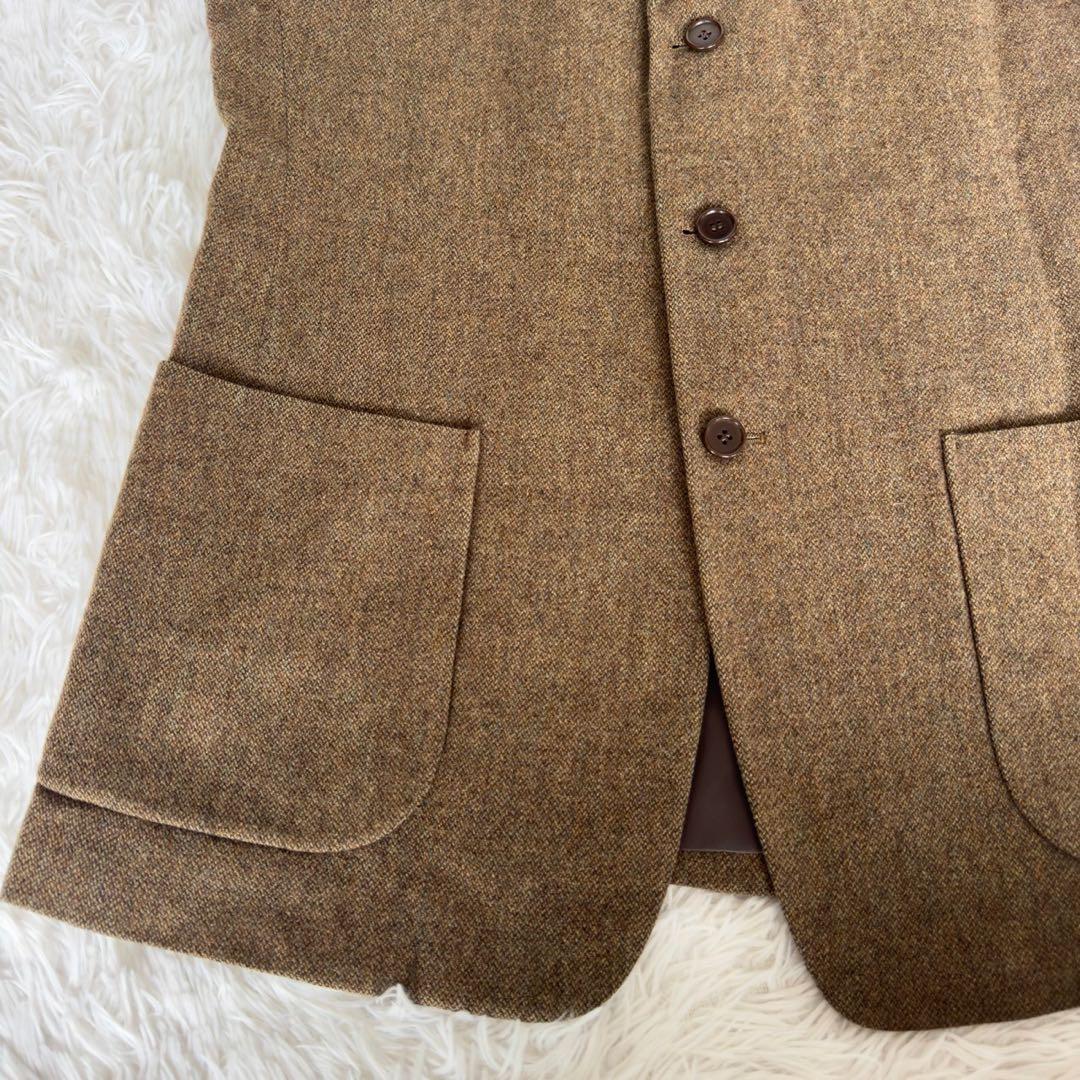 希少✨ブルックスブラザーズ✨テーラードジャケット　ツイード　アルパカ混　カーキ