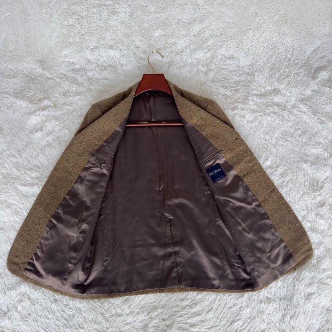 希少✨ブルックスブラザーズ✨テーラードジャケット　ツイード　アルパカ混　カーキ