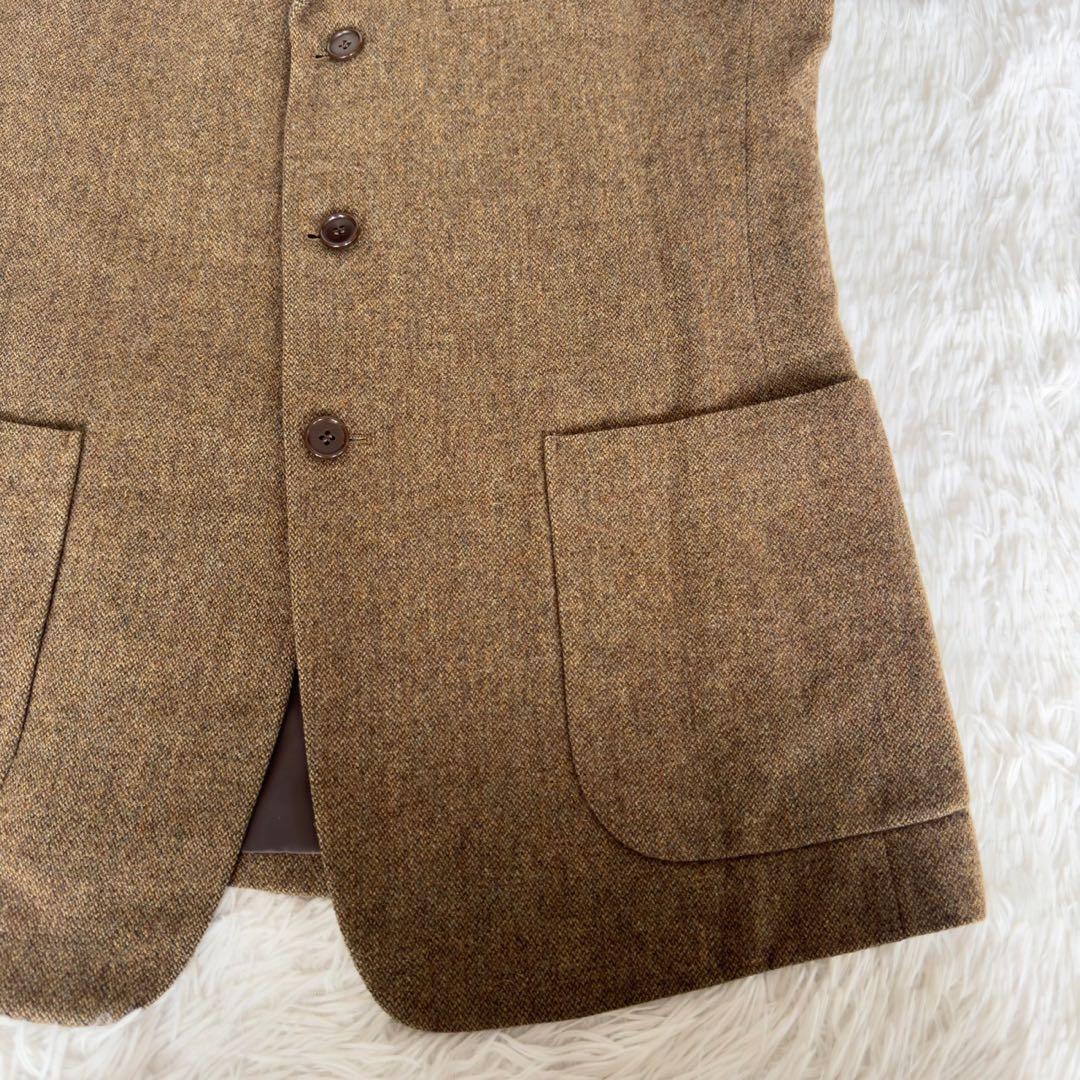 希少✨ブルックスブラザーズ✨テーラードジャケット　ツイード　アルパカ混　カーキ