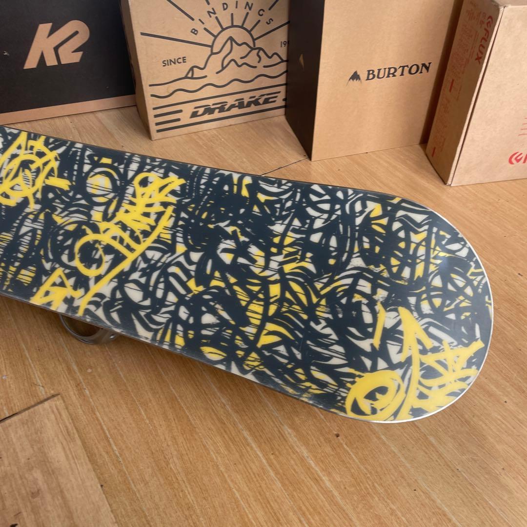 BURTON　バートン　スノーボードセット　MISSIONバインディング付