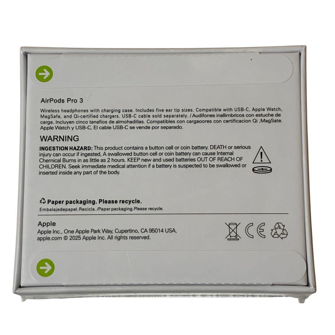 【新品・未開封】AirPods Pro 3 本体