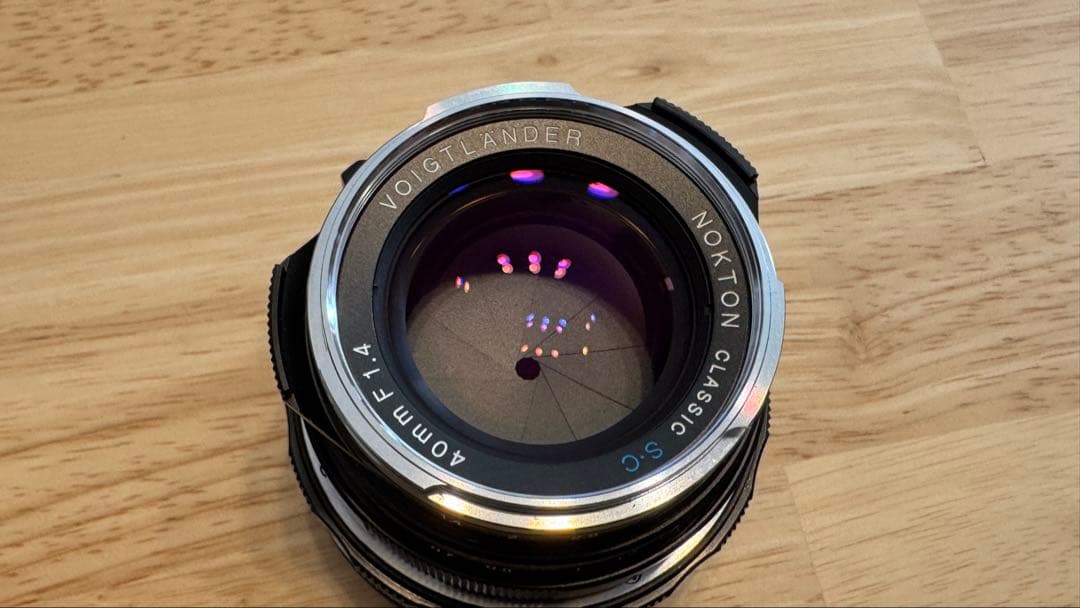 NOKTON Classic 40mm F1.4SCVM+SHOTENeマウント