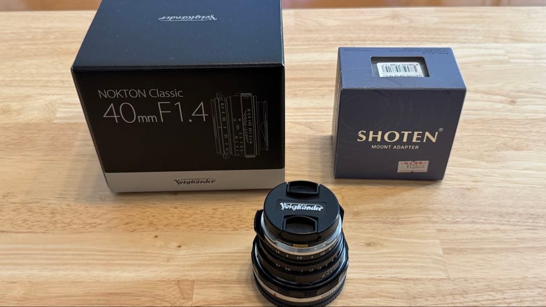 NOKTON Classic 40mm F1.4SCVM+SHOTENeマウント