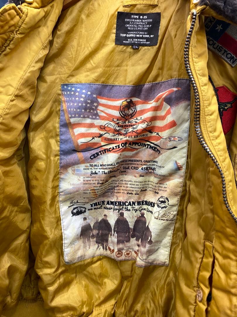 【年明け大放出セール！】TOP GUN TYPE B-15 フライトジャケット