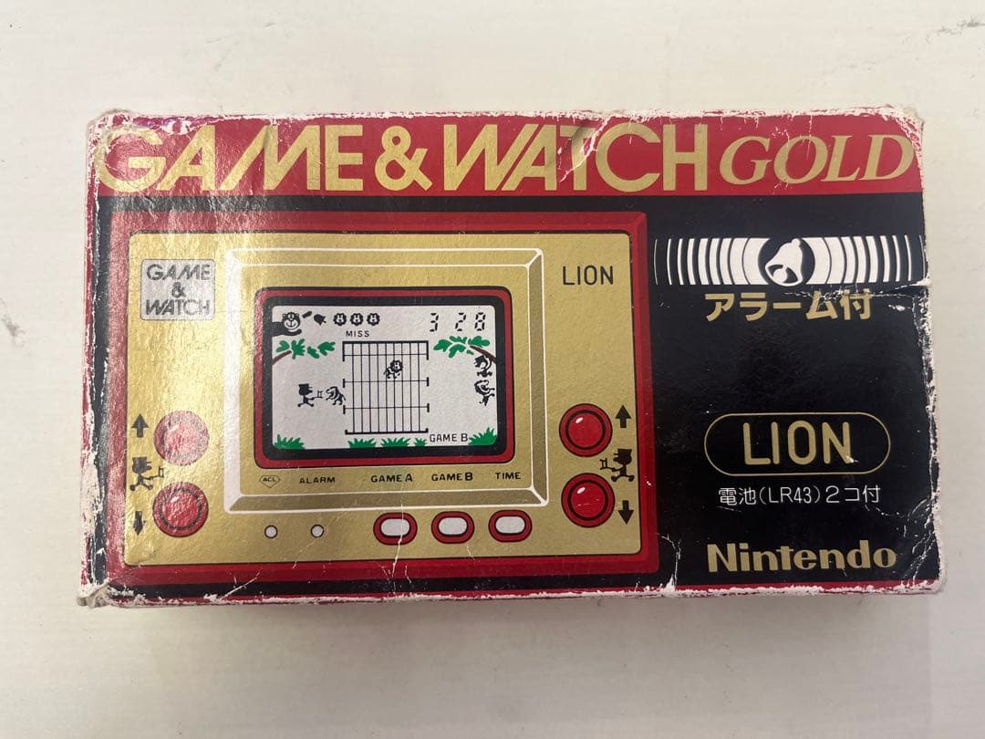 GAME & WATCH GOLD LION (アラーム付)