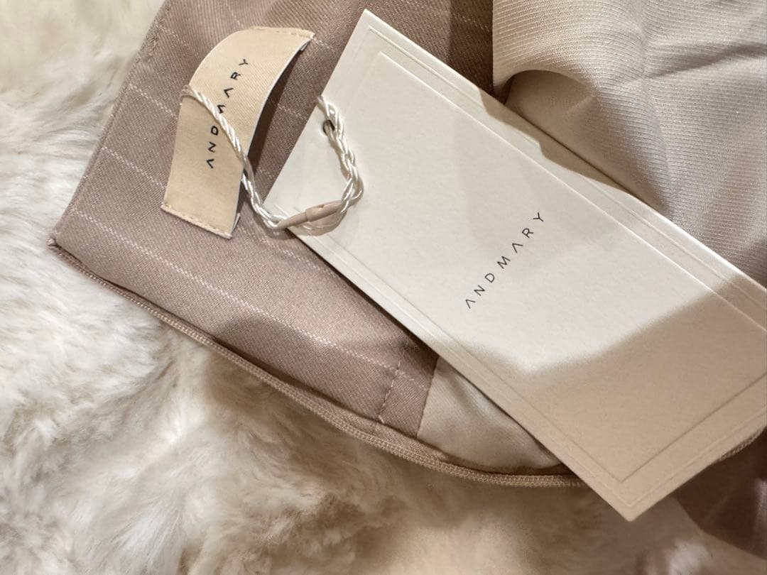 スカート ANDMARY Bibi pleats mini skirt beige S