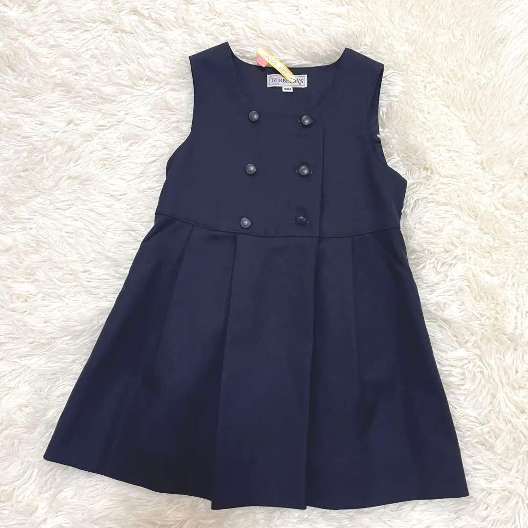 バーバリーズ　アンサンブル　ジャンパースカート　ボレロ　紺色 100サイズ