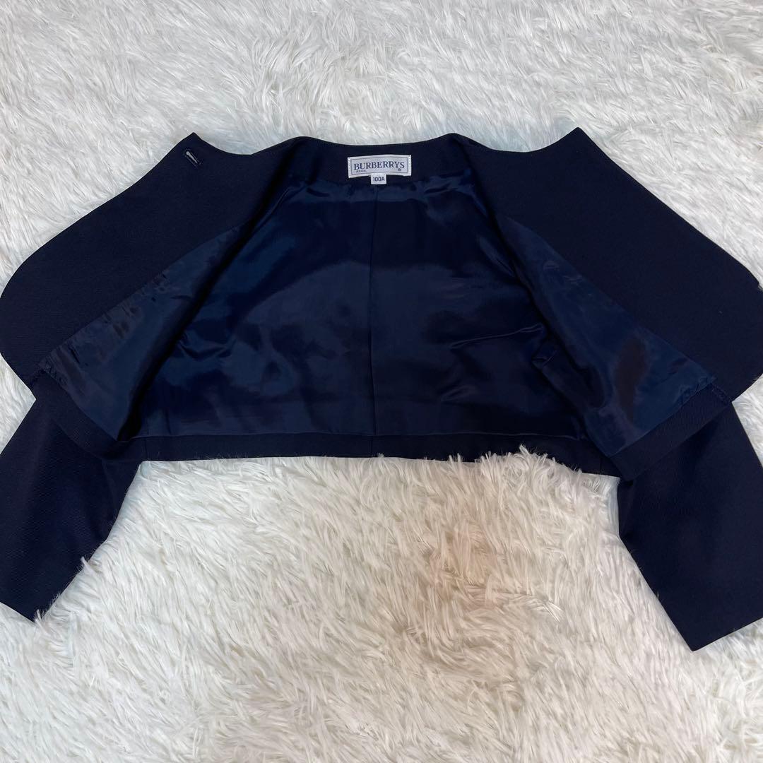 バーバリーズ　アンサンブル　ジャンパースカート　ボレロ　紺色 100サイズ