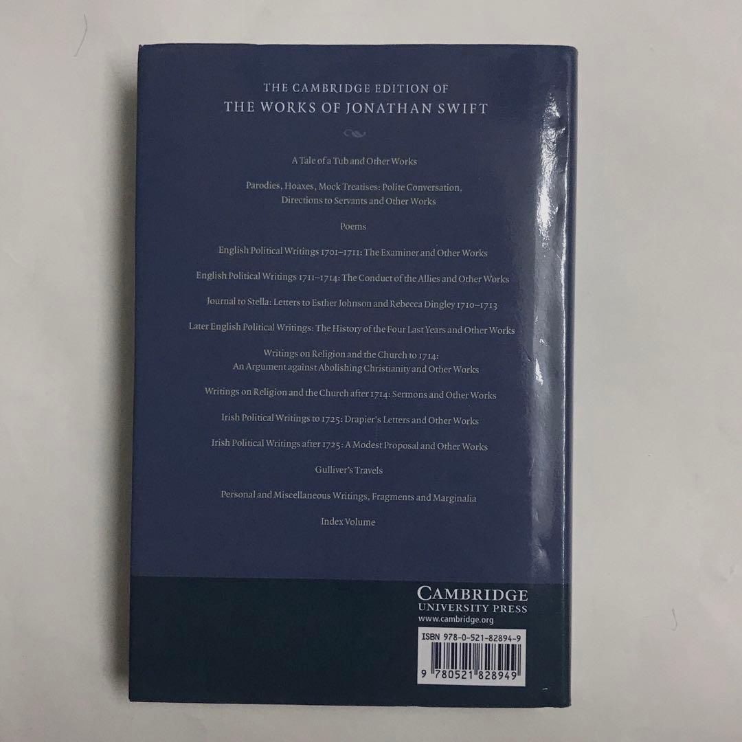 洋書 A Tale of a Tub and Other Works / Swift