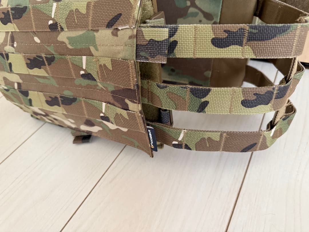 マルチカム迷彩コンバットシャツ上JPC2.0プレートキャリアセット