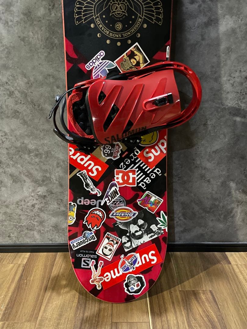 美品　ロシニョール　スノーボード160cm サロモンビン　セット販売　カスタム