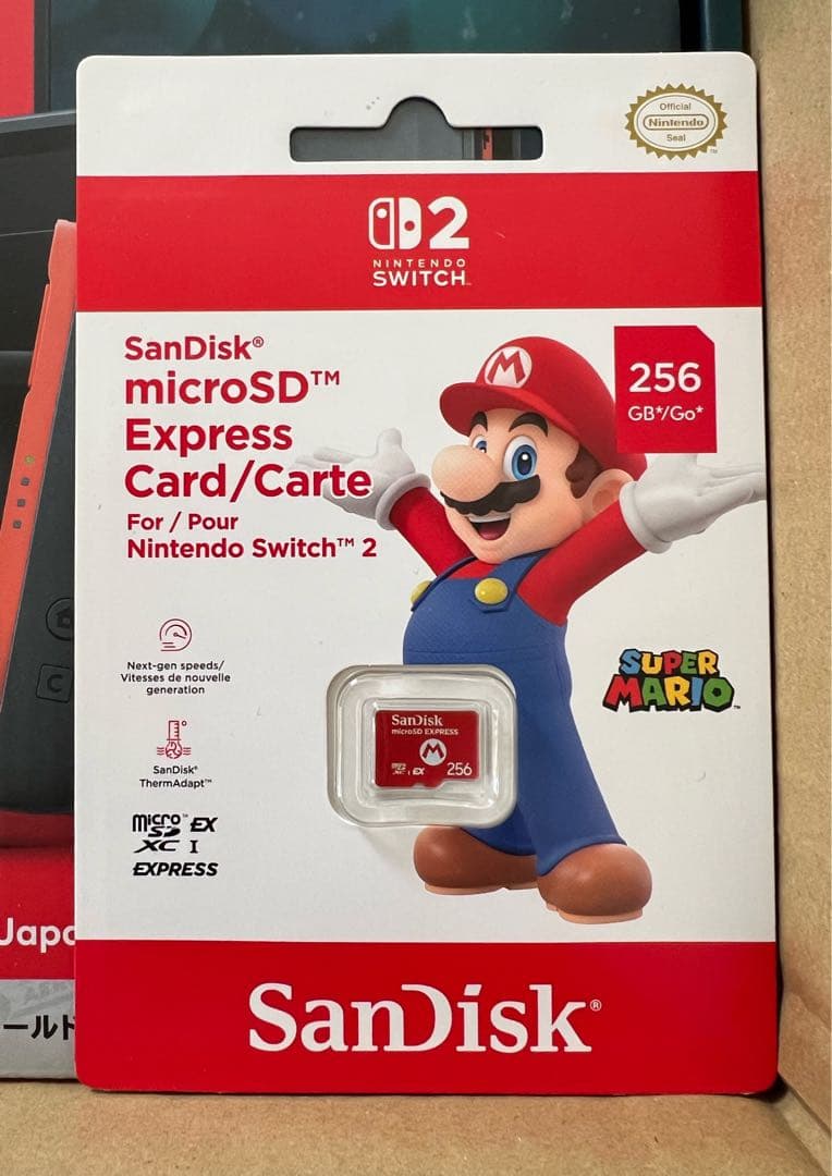 新品未開封　Nintendo Switch 2 本体 + microSDカード