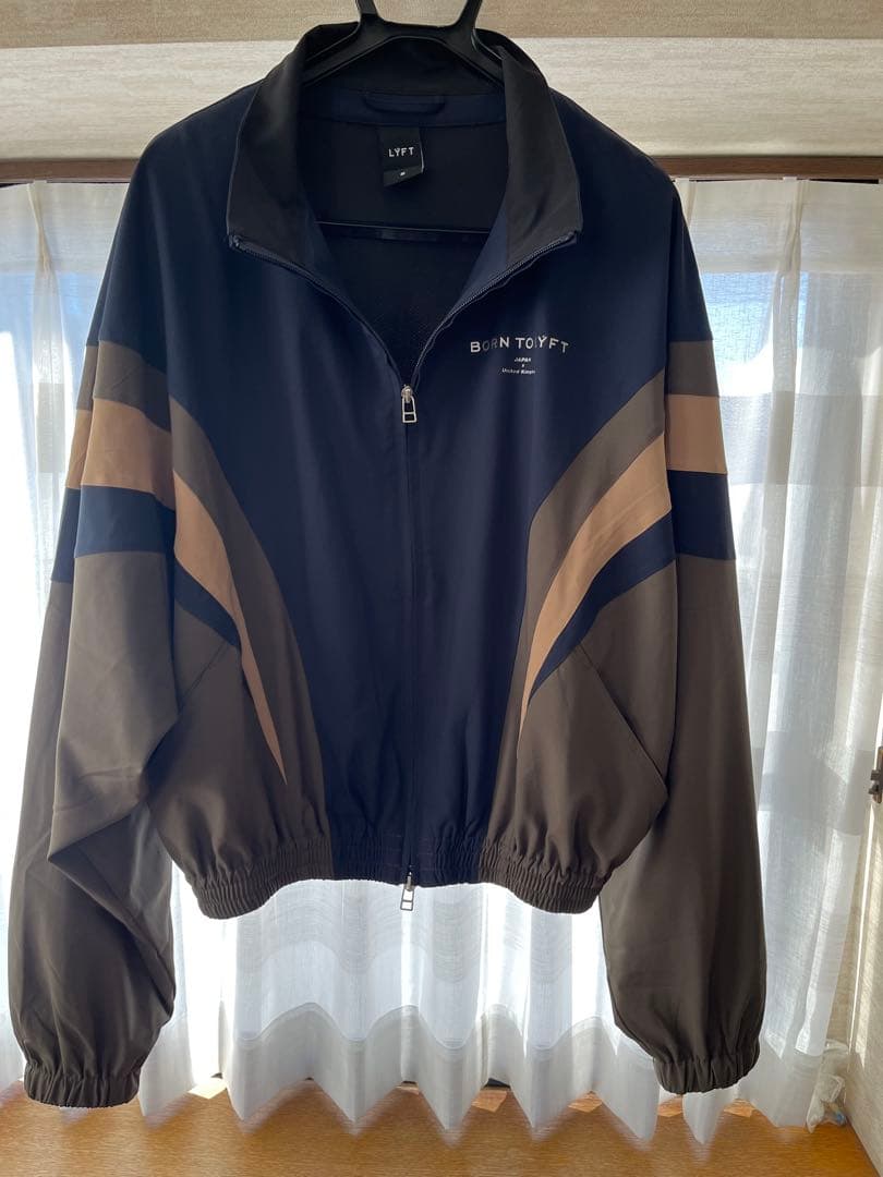 EGMTN LYFT ジップアップジャケット ネイビー/ブラウン上下