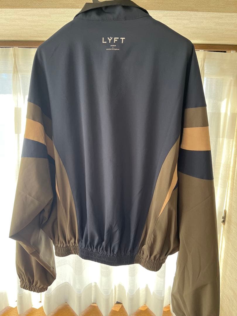 EGMTN LYFT ジップアップジャケット ネイビー/ブラウン上下